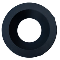 10in. Interchangeable Trim for Integrated Driver Downlights - Matte Black - Keystone