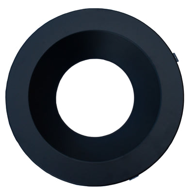 10in. Interchangeable Trim for Integrated Driver Downlights - Matte Black - Keystone