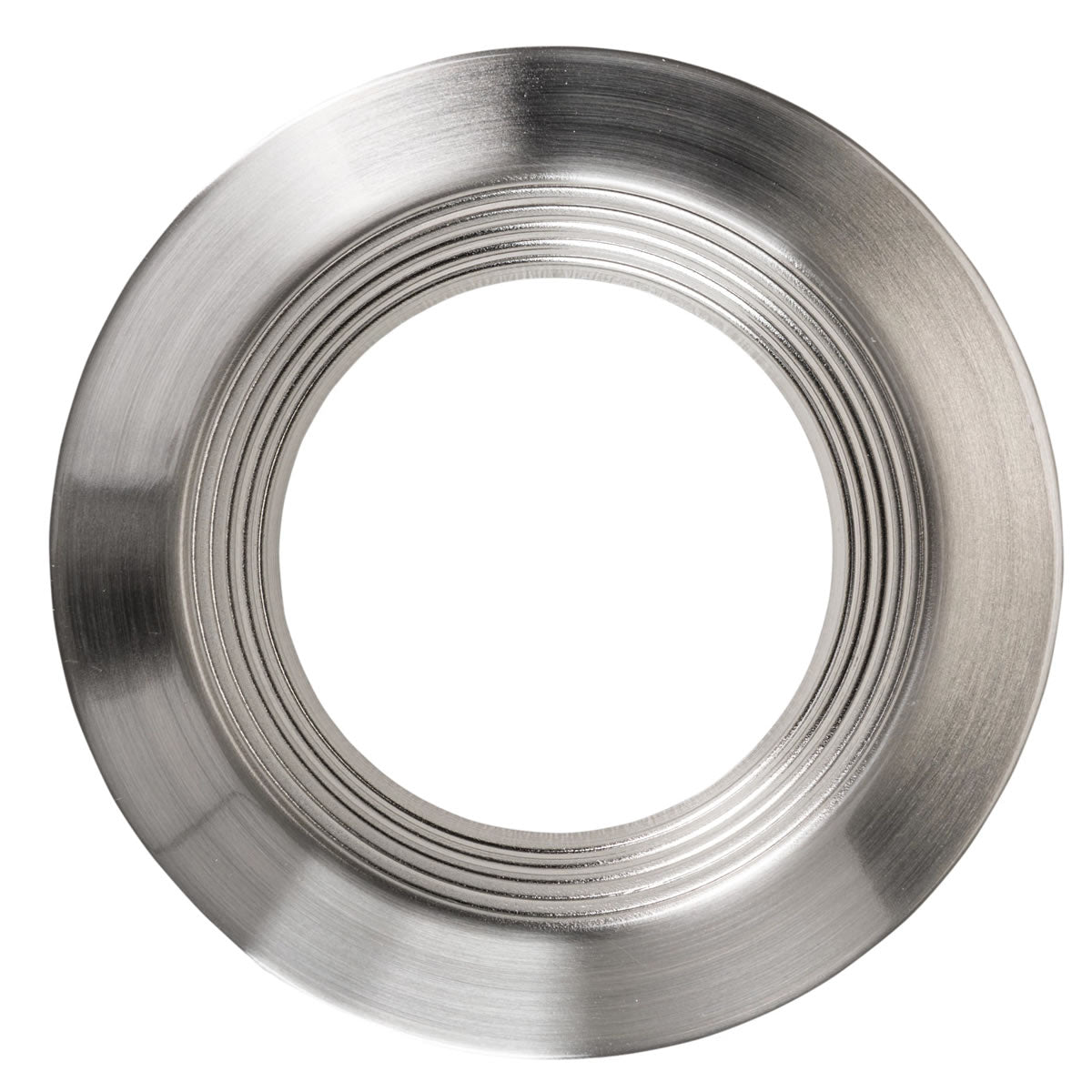 6in. Interchangeable Trim for Integrated Driver Downlights - Brushed Nickel - Keystone