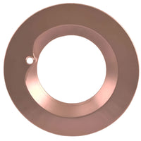 8in. Interchangeable Trim for Built-in Emergency Driver Downlights - Bronze - Keystone