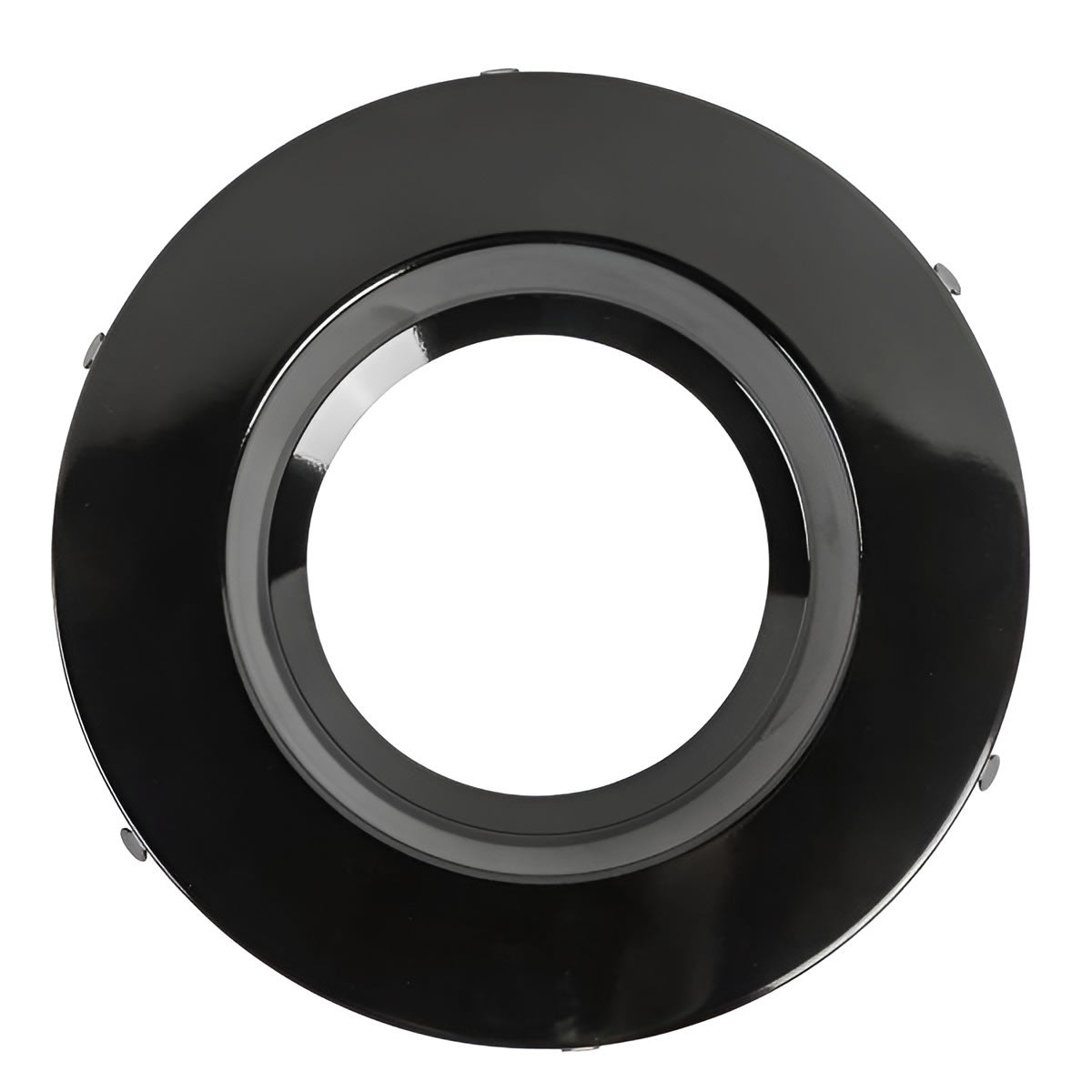 4in. Interchangeable Trim for Retrofit Downlights - Matte Black - Keystone