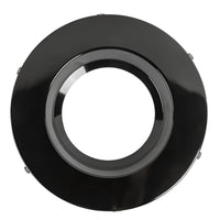 4in. Interchangeable Trim for Retrofit Downlights - Matte Black - Keystone