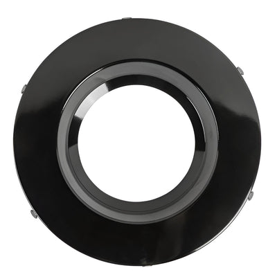 4in. Interchangeable Trim for Retrofit Downlights - Matte Black - Keystone