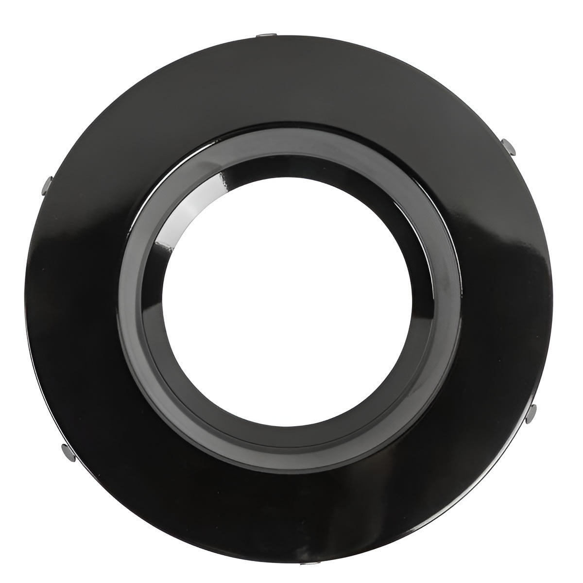 6in. Interchangeable Trim for Retrofit Downlights - Matte Black - Keystone