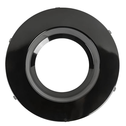 6in. Interchangeable Trim for Retrofit Downlights - Matte Black - Keystone