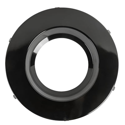 6in. Interchangeable Trim for Retrofit Downlights - Matte Black - Keystone