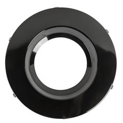 6in. Interchangeable Trim for Retrofit Downlights - Matte Black - Keystone