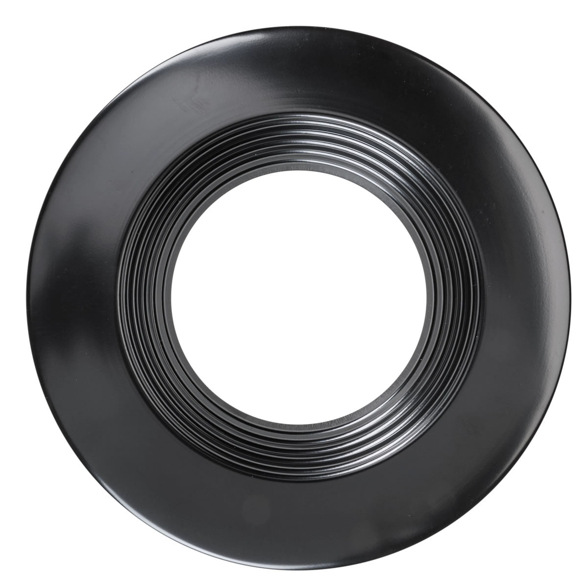 4in. Interchangeable Trim for Baffled Retrofit Downlights - Matte Black - Keystone