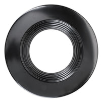 4in. Interchangeable Trim for Baffled Retrofit Downlights - Matte Black - Keystone
