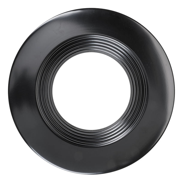 4in. Interchangeable Trim for Baffled Retrofit Downlights - Matte Black - Keystone