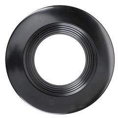 4in. Interchangeable Trim for Baffled Retrofit Downlights - Matte Black - Keystone