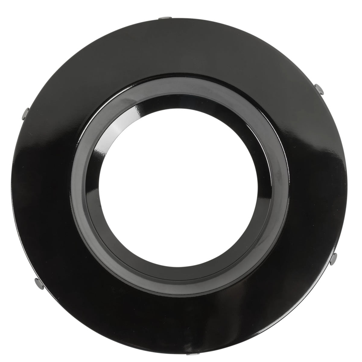 6in. Interchangeable Trim for Baffled Retrofit Downlights - Matte Black - Keystone
