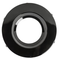 6in. Interchangeable Trim for Baffled Retrofit Downlights - Matte Black - Keystone
