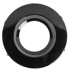 6in. Interchangeable Trim for Baffled Retrofit Downlights - Matte Black - Keystone