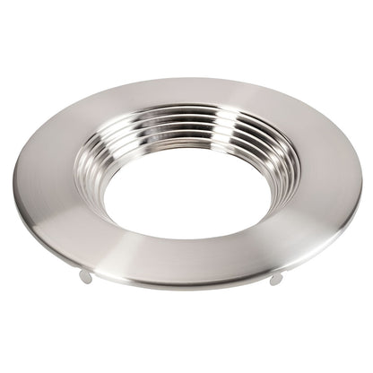 4in. Interchangeable Trim for Baffled Retrofit Downlights - Brushed Nickel - Keystone