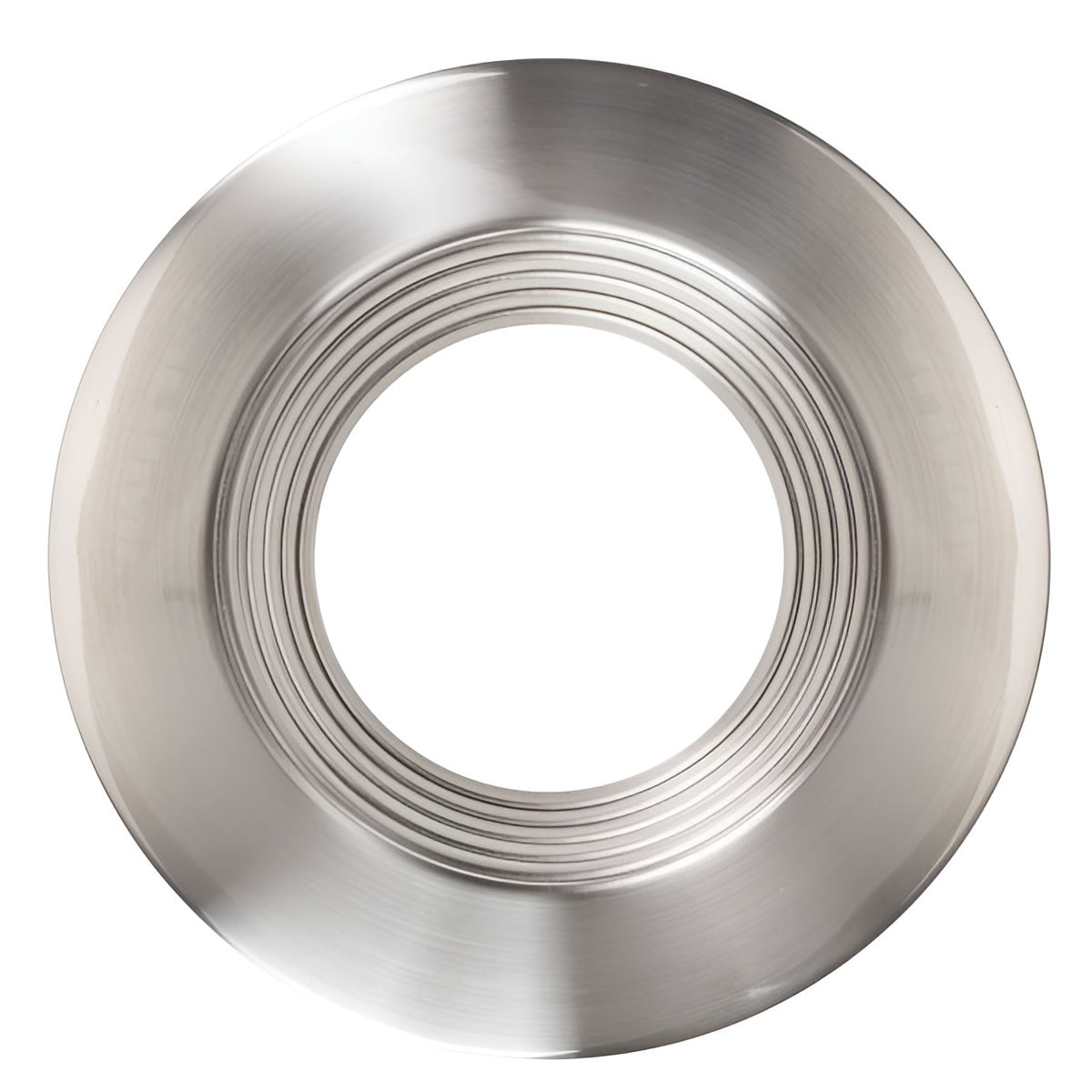 6in. Interchangeable Trim for Baffled Retrofit Downlights - Brushed Nickel - Keystone