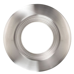 6in. Interchangeable Trim for Baffled Retrofit Downlights - Brushed Nickel - Keystone