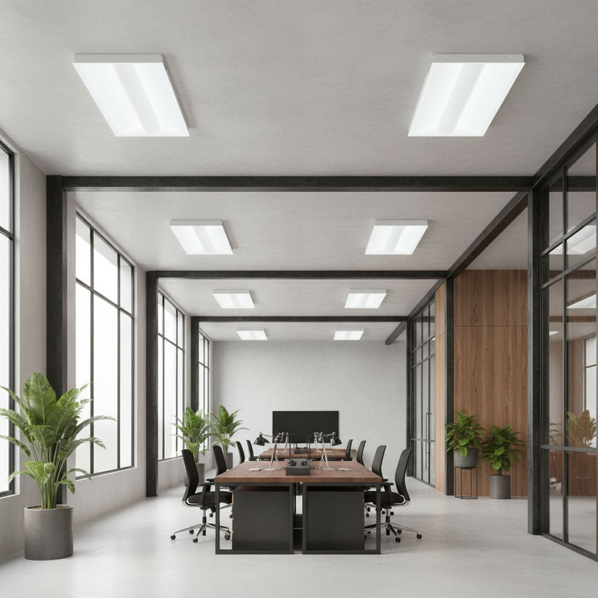 2x2 LED Troffer - Watt Selectable up to 30W - Color Selectable - Energetic Lighting