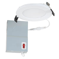 4in. LED Color Tunable Slim Wafer Downlight - 9W - 2700K/3000K/3500K/4000K/5000K - Keystone
