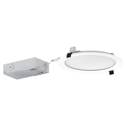 8in. LED Wattage Adjustable & Color Tunable Slim Wafer Downlight - 14W/18W/23W - 2700K/3000K/3500K/4000K/5000K - Keystone