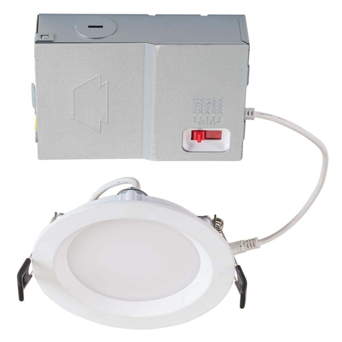 4in. LED Color Tunable Recessed Wafer Downlight - 9W - 2700K/3000K/3500K/4000K/5000K - Keystone