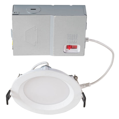 4in. LED Color Tunable Recessed Wafer Downlight - 9W - 2700K/3000K/3500K/4000K/5000K - Keystone