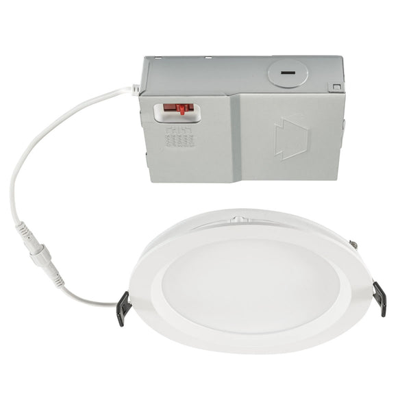 6in. LED Color Tunable Recessed Wafer Downlight - 13W - 2700K/3000K/3500K/4000K/5000K - Keystone