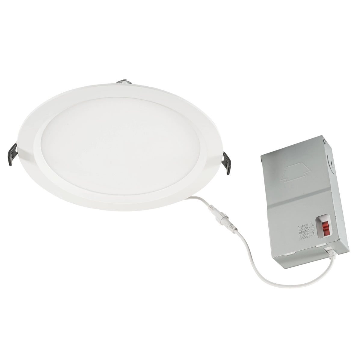 8in. LED Color Tunable Recessed Wafer Downlight - 23W - 2700K/3000K/3500K/4000K/5000K - Keystone