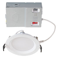 8in. LED Wattage Adjustable & Color Tunable Recessed Wafer Downlight - 14W/18W/23W - 2700K/3000K/3500K/4000K/5000K - Keystone