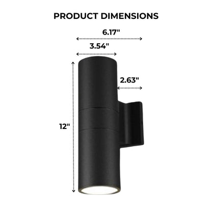Dimensions of an LED Wall Light