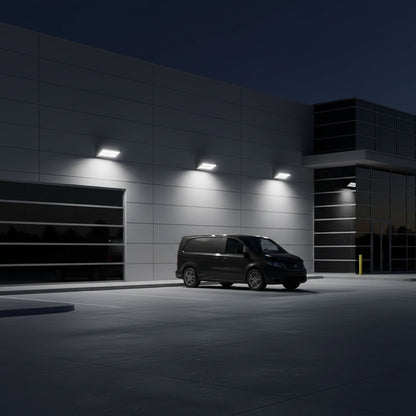 LED Full Cutoff Wall Pack - 90W - 9900 Lumens - Photocell - Energetic Lighting