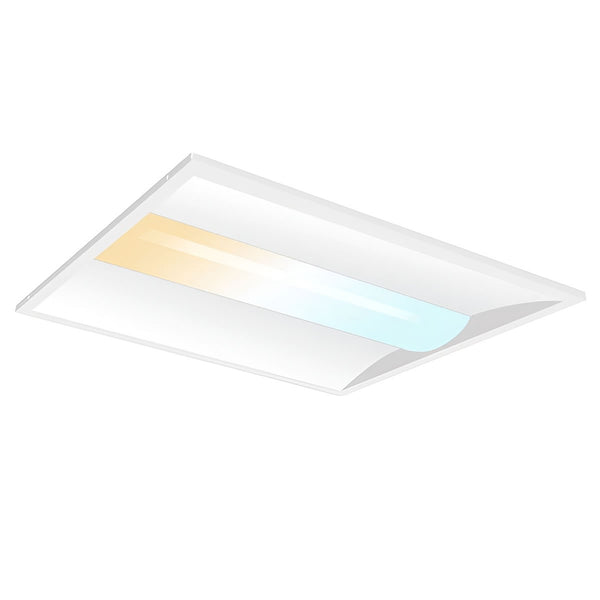 LED Troffer Light 120-277V 40W 5200 Lumens ETL DLC Premium | 2x2FT