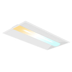 2x4 LED Troffer – 30/40/50/60/72W Selectable Wattage, 3500K–6500K Color Tunable, 0-10V Dimming