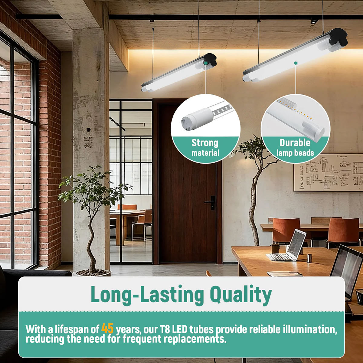 LED Glass Tube Type B 120-277V 2100/2250 Lumens UL Listed | 15W/18W 4FT Clear/Milky