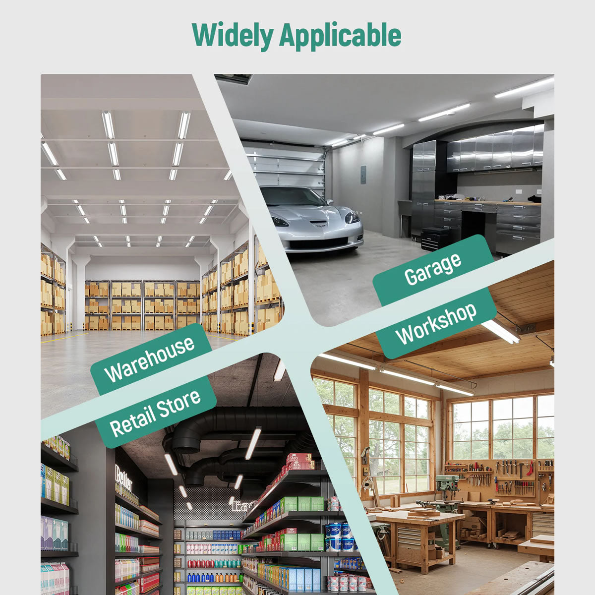 LED Glass Tube Type B 120-277V 2100/2250 Lumens UL Listed | 15W/18W 4FT Clear/Milky