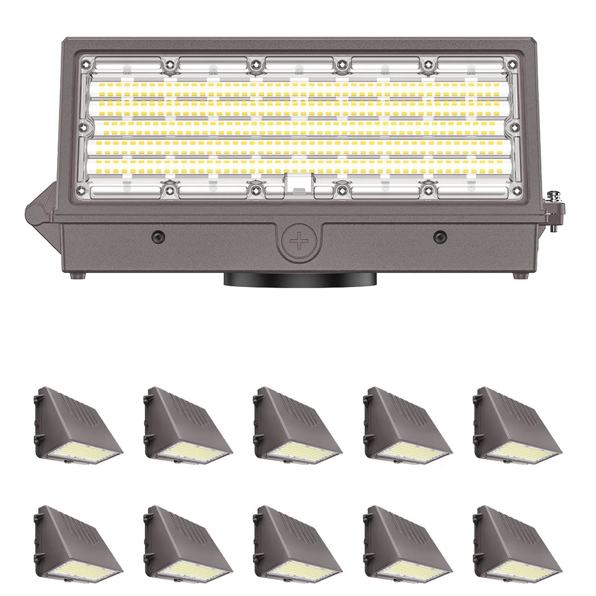 Full Cutoff LED Wall Pack Light, 60–120W Selectable, 3000K–5000K, 120–277V | WP11 - 3000K / 4000K / 5000K