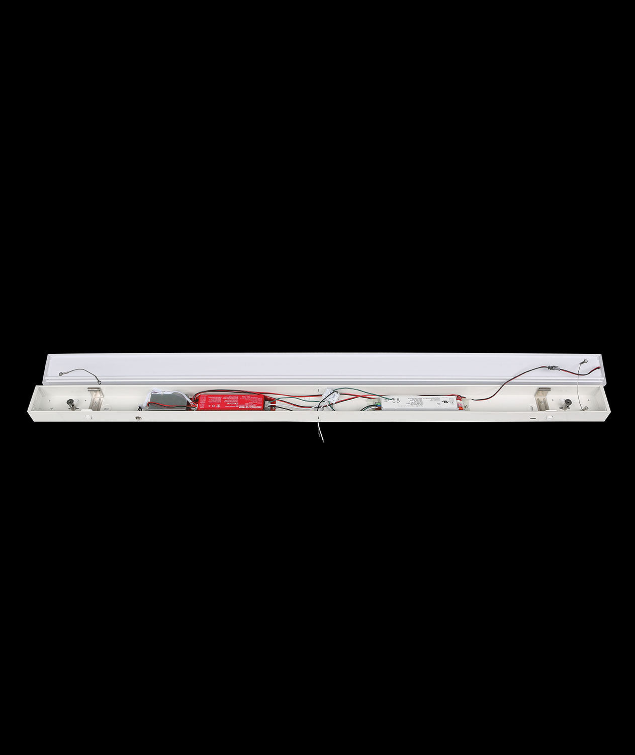 8FT Emergency LED Linear Strip Light 4-Pack – 70/80/90W & 5CCT Selectable