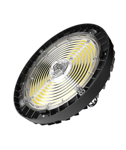 LED UFO High Bay - Wattage Adjustable 300W/240W/200W - Color Tunable 30K/40K/50K - Sensor Base