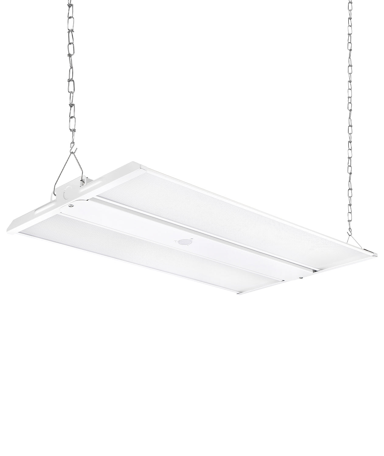 LED Linear High Bay - 2ft - 42,000 Lumen Max - Wattage Adjustable 300W/275W/255W - Color Tunable 40K/50K - Sensor Base