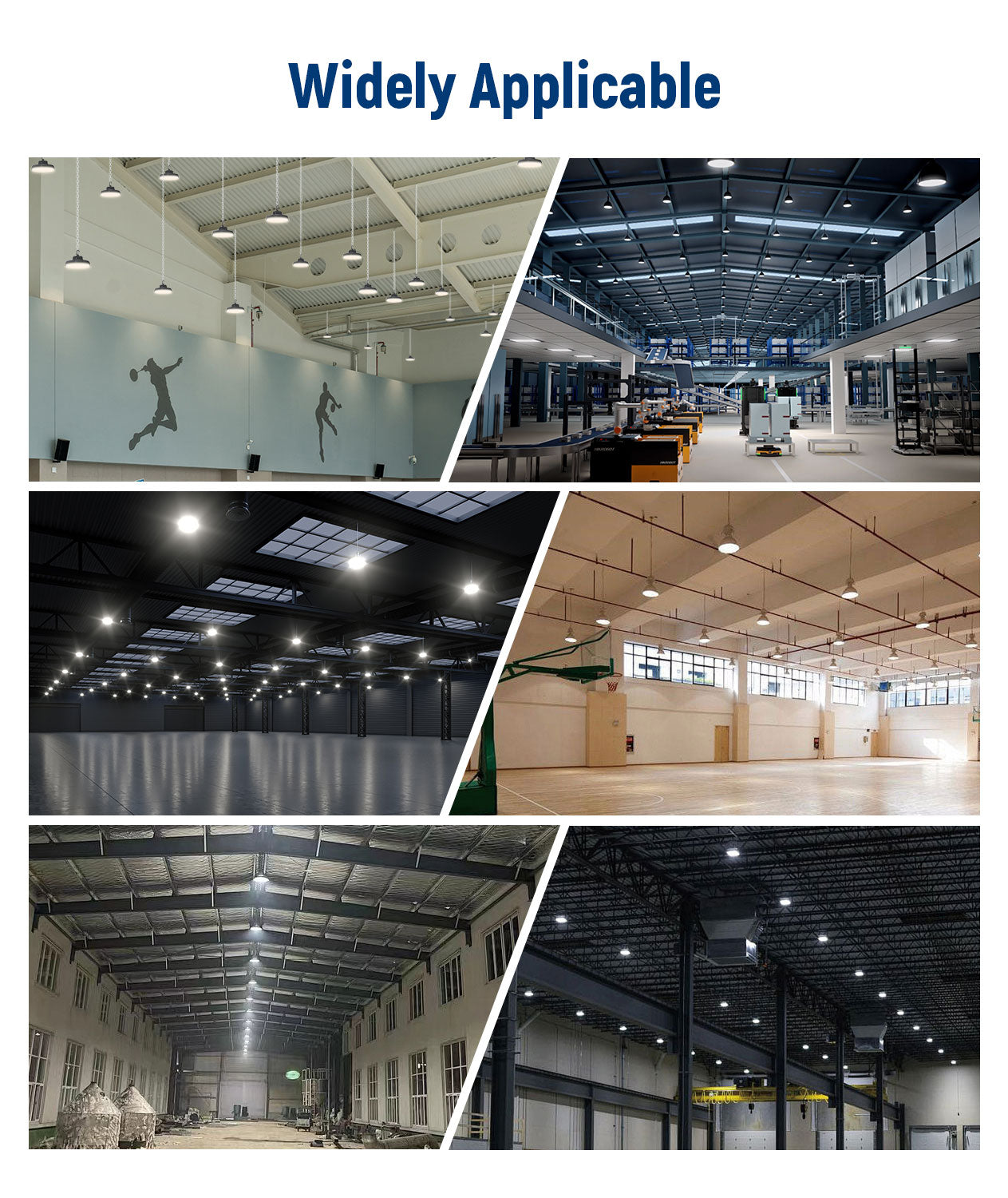 LED Wattage Adjustable UFO High Bay - 100W/150W - 5000K - Jen Lighting & Microwave Highbay Sensor - 12VDC