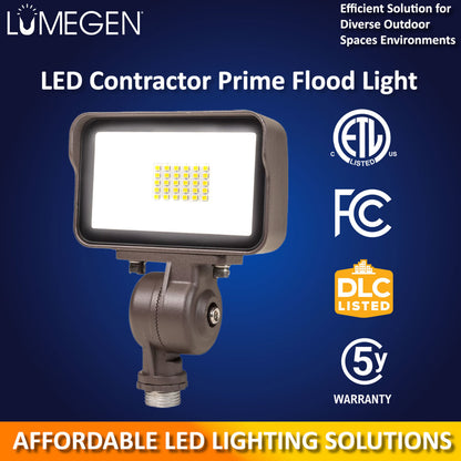 LED Contractor Prime Flood Light - 15W - 3000K - Keystone