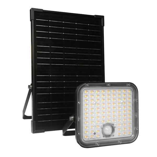 Solar LED Cube Flood Light with Remote Control - 4800 Lumens - Dual Color Temperature - LumeGen