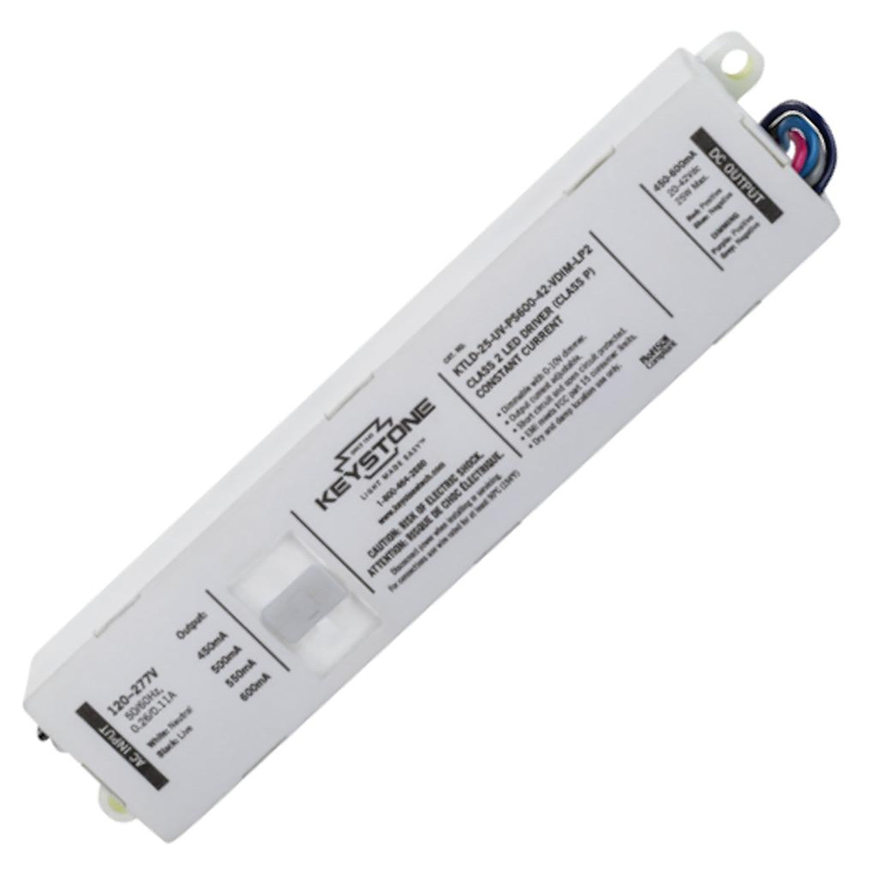 LED Power Selectable Constant Current LED Driver | 25W | 20-42V Output ...
