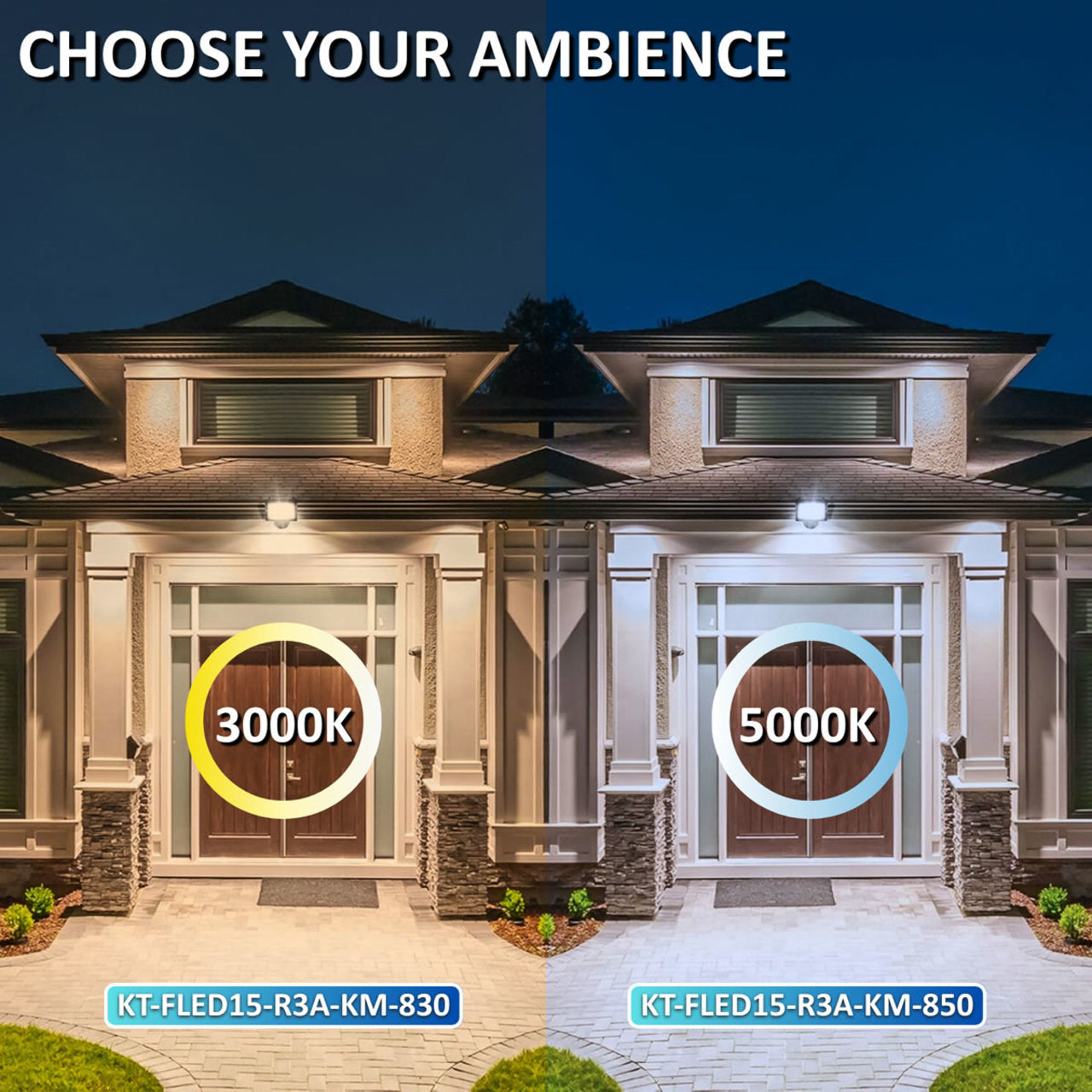 LED Contractor Prime Flood Light - 15W - 3000K - Keystone