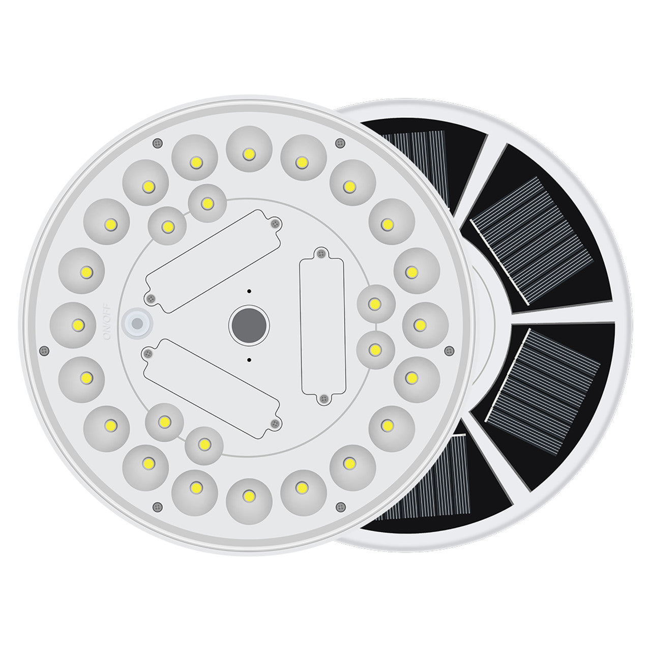Solar LED Flagtop Pole Light - 200 Lumens - LumeGen