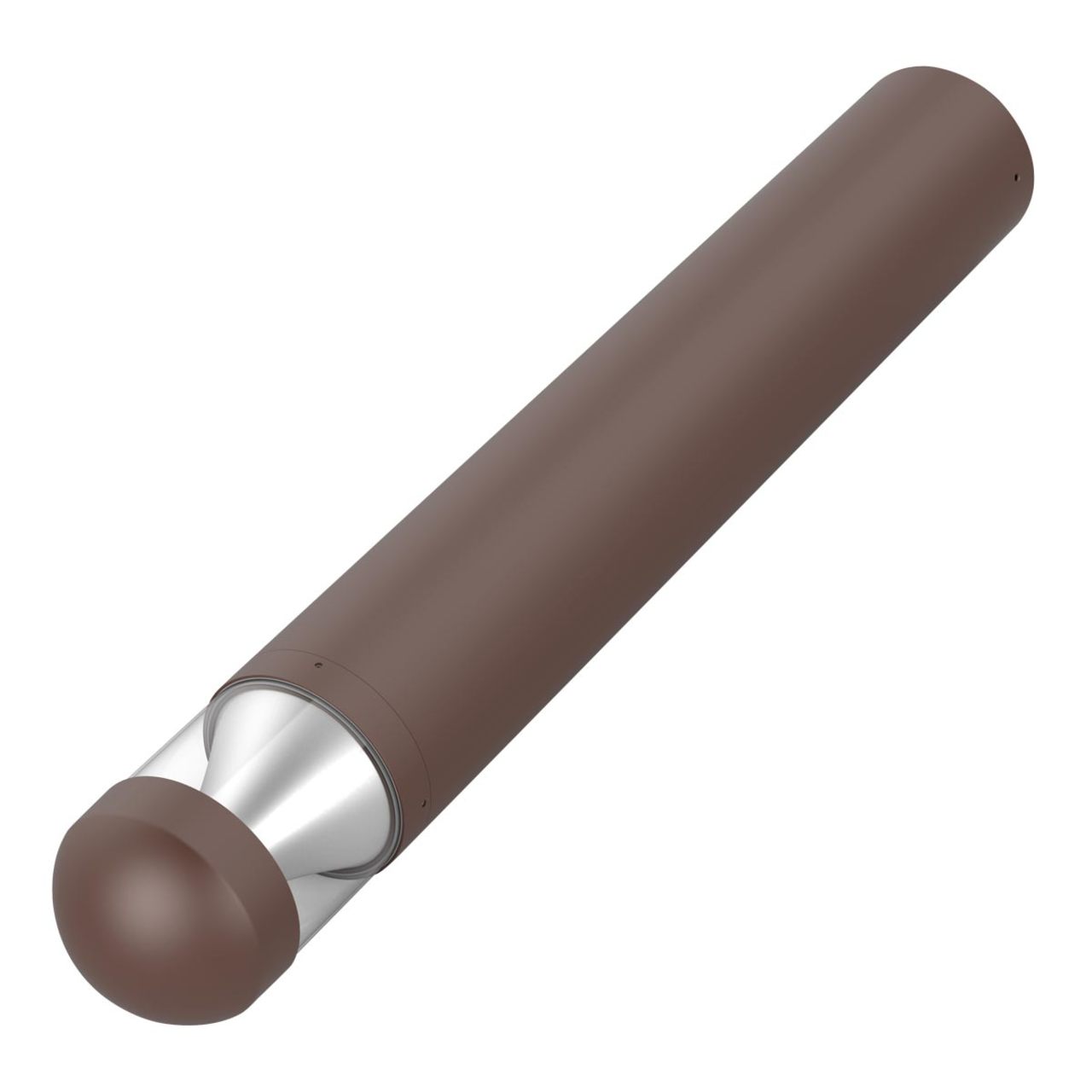 LED Round Bollard - Dome Cone Top - Wattage Adjustable 14W/19W/24W - Color Tunable 3000K/4000K/5000K - LumeGen