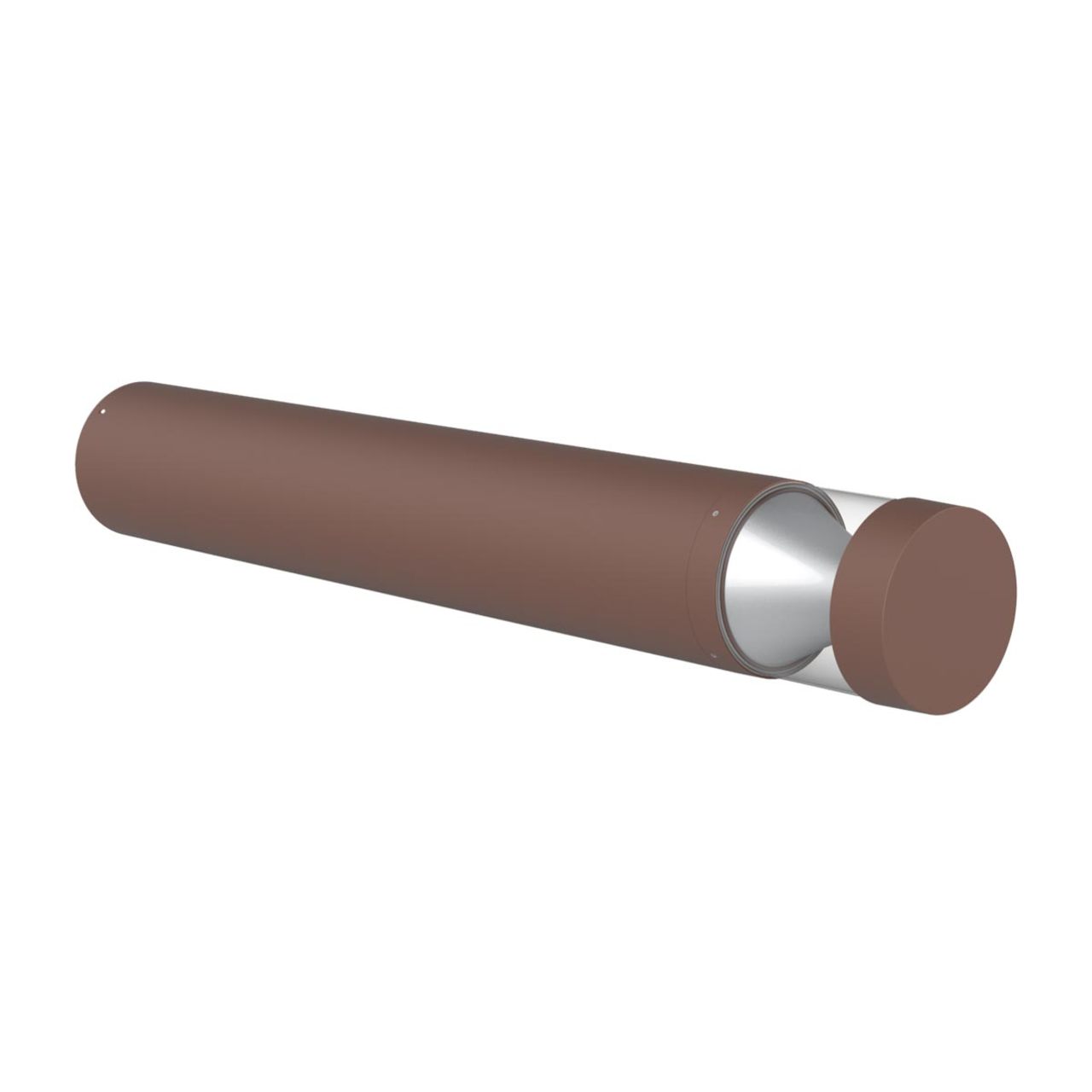 LED Round Bollard - Flat Cone Top - Wattage Adjustable 14W/19W/24W - Color Tunable 3000K/4000K/5000K - LumeGen