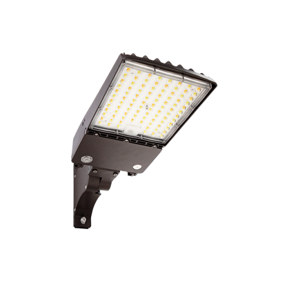 LED Area Light - 25,500 Lumen Max - Wattage Adjustable 150W/120W/100W - 170LM/W - Color Tunable 30K/40K/50K -Photocell Base - Jen Lighting