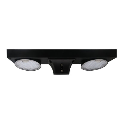 Solar LED Dual Head Post Top Area Light - Dual Color Temperature - LumeGen