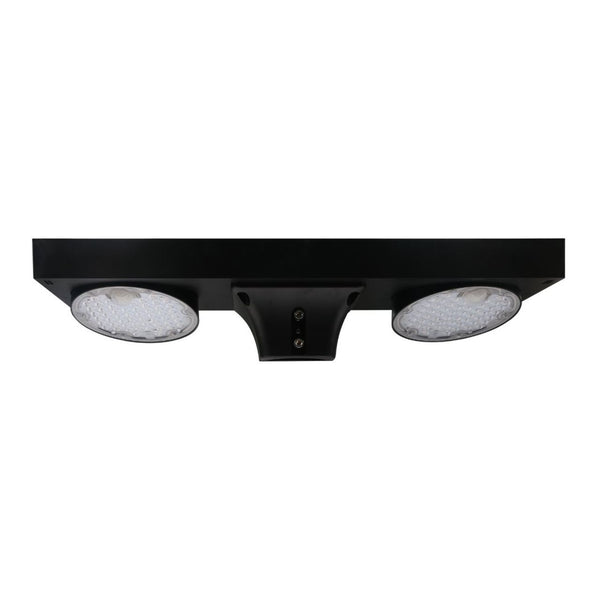 Solar LED Dual Head Post Top Area Light - Dual Color Temperature - LumeGen